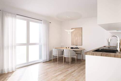 Küche - 2 Zimmer Etagenwohnung zur Miete in Erlangen