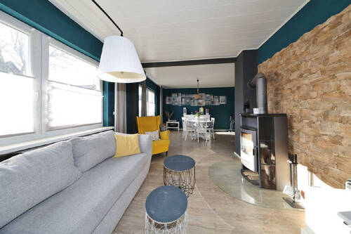 Wohnbereich mit Kaminofen - 