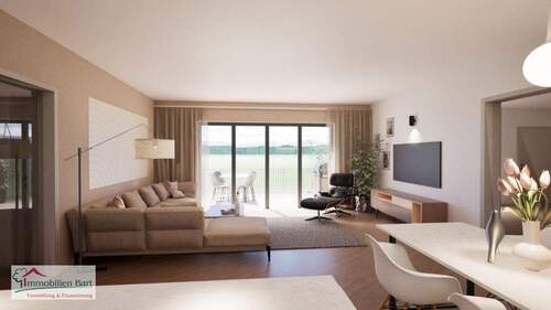 Beispiel_Wohnzimmer - 1 Zimmer Etagenwohnung in Zerf