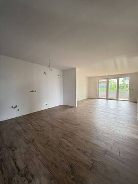 Küchen- und Wohnbereich - Etagenwohnung mit 96,30 m&sup2; in Bad Doberan zur Miete