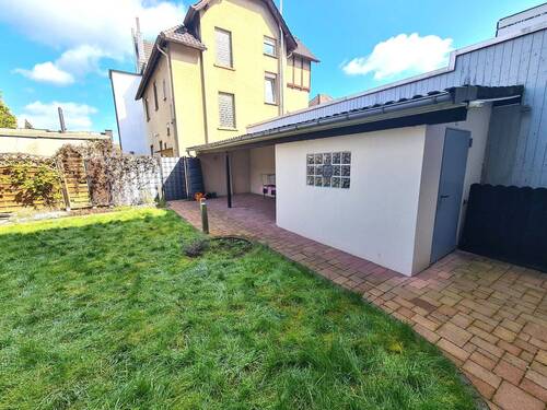 Unterstand Räder und Gartenhaus - 