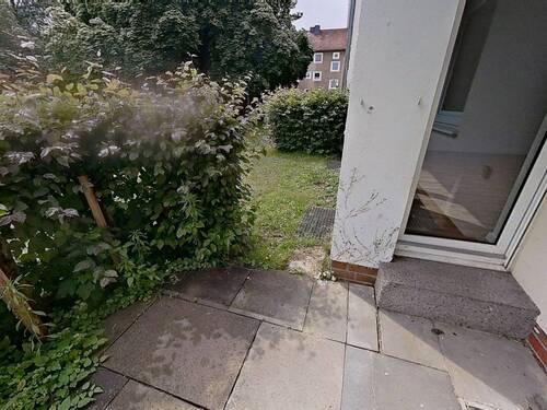 Ansicht II: Terrasse - Etagenwohnung mit 65,60 m&sup2; in Bückeburg zur Miete