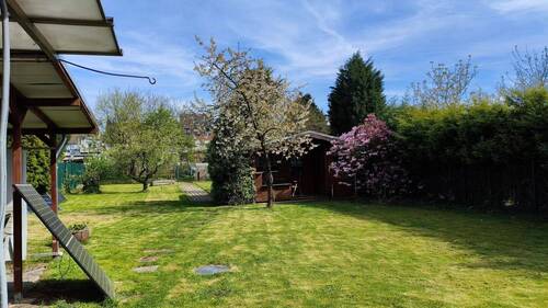 Blick aus dem Wintergarten - 