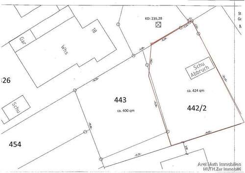 Lageplan_442-2 - Preiswerter Bauplatz in guter Lage.