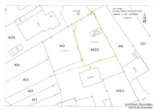Lageplan - Grundstück zum Kaufen in Eppingen / Mühlbach