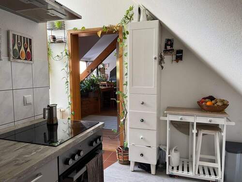 Küche Blick zum Wohnzimmer - 