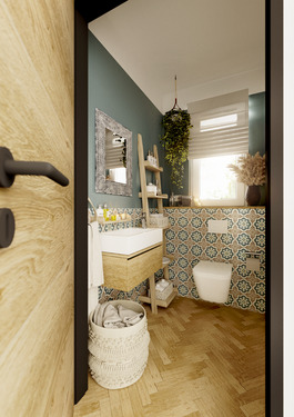 Int_Wohnwelten_Gästebad_01_Boho - 