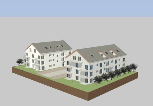 3D Ansicht - 2 Zimmer Etagenwohnung zum Kaufen in Nördlingen