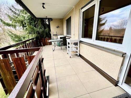 Überdachter Südbalkon - 
