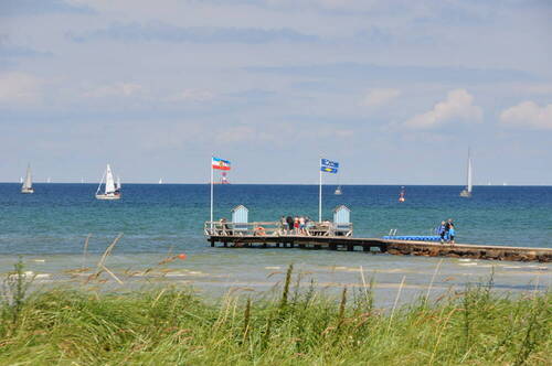 Bademole am Steiner Strand - 