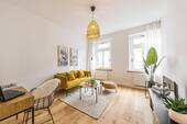 Wohnzimmer - *Sofort bezugsfrei: 2-Zimmer-Wohnung in Leipzig - Erstbezug nach Modernisierung*