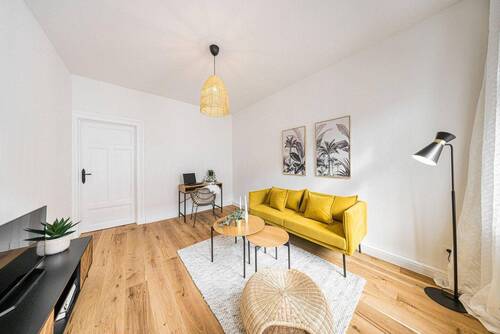 Wohnzimmer - Etagenwohnung mit 52,00 m&sup2; in Leipzig zur Miete