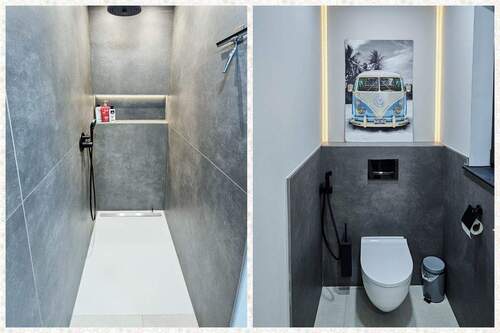 Dusche und separatem WC - 