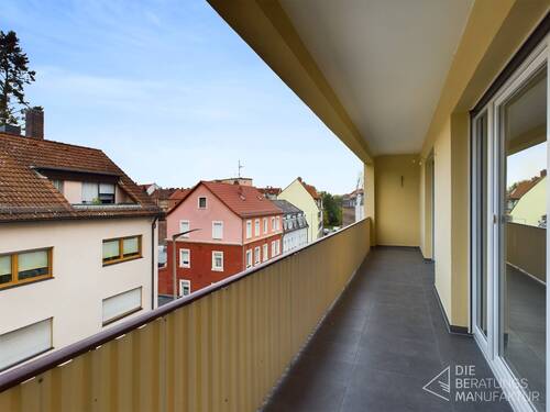 Balkon - 3 Zimmer Etagenwohnung in Fürth