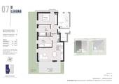 Wohnung A 01 Grundriss - 