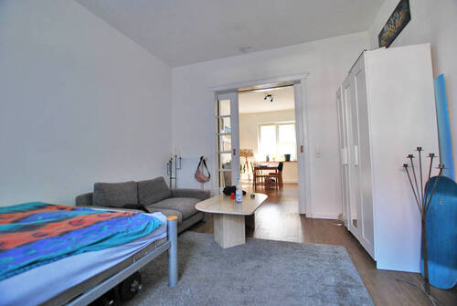 Wohn- und Schlafzimmer Hochparterre - 