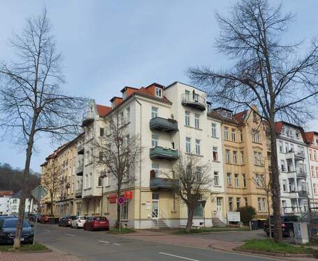 Ansicht Haus - Exklusive 4-Zimmer Eigentumswohnung mit zwei Balkonen für gehobene Ansprüche in gefragter Wohnlage in Gera Untermhaus