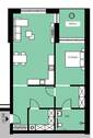 Grundriss Whg. 01 - Kreis 1.11 - 