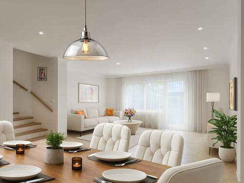 VISIO-EG-Wohn-Esszimmer_a - Reihenendhaus mit 146,00 m&sup2; in Nürnberg zum Kaufen