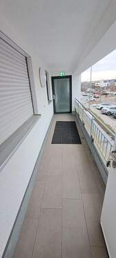 überdachter Eingang Wohnung - 