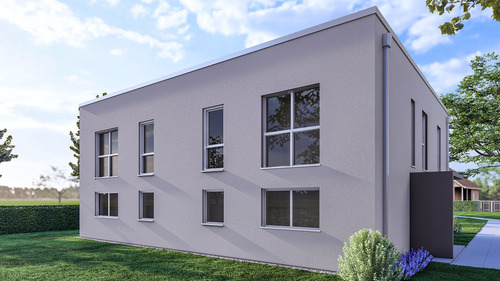 Ansicht Nord-Ost Standard - 4 Zimmer Doppelhaushälfte zum Kaufen in Lübeck