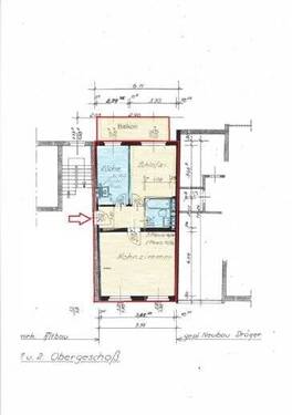 Bild 3 - 2 Zimmer Etagenwohnung in Hildesheim