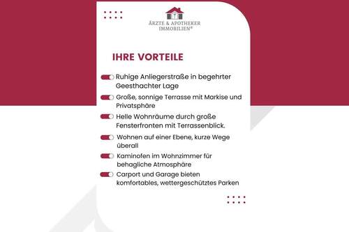 Ihre Vorteile! - 4 Zimmer Bungalow zum Kaufen in Geesthacht
