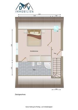 Einliegerwohnung - Dachgeschoss - 