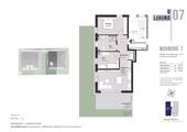 Wohnung B 07 Grundriss - 