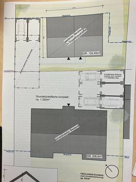 Grundriss - Grundstück für DHH in ruhiger Wohnlage
