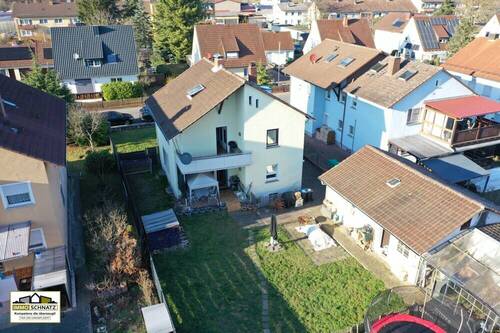 Luftbild - Einfamilienhaus mit 101,50 m&sup2; in Erlenbach am Main zum Kaufen