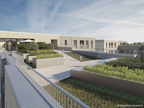 Unverbindliche Illustration: Dachgarten Haus 2 - 