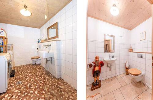Bad und Gäste WC im EG - 