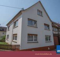 Großes Massivhaus mit Fachwerk-Torhaus, Scheune & Nebengebäude. Käuferprovisionsfrei! - Waldsolms Brandoberndorf