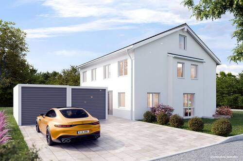 Ansicht - Doppelhaushälfte mit 160,00 m² in Leinfelden-Echterdingen zum Kaufen
