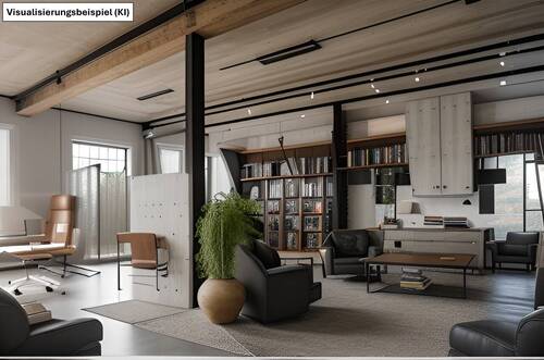 Werkstatt als Einrichtungsbeispiel (von KI erstellt) - 