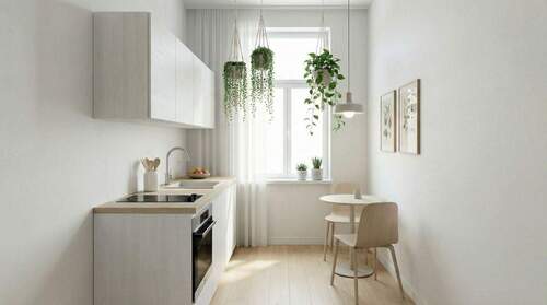 Küche - Frisch renoviert & voll möbliert: Dein neues Zuhause im Herzen von Halle!