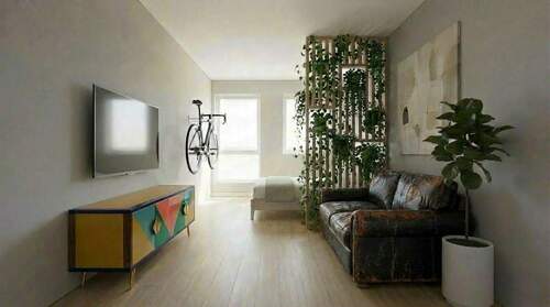 Wohnraum - 2 Zimmer Etagenwohnung zur Miete in Halle (Saale)