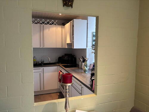 Blick in die Küche -Maisonette - 