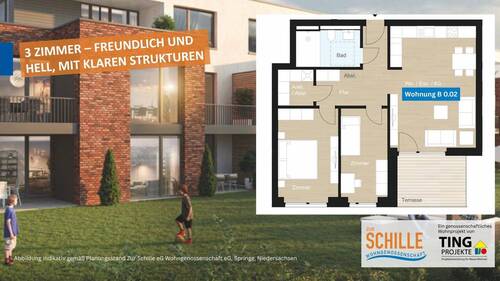 Bild 4 - 3 Zimmer Etagenwohnung in Springe