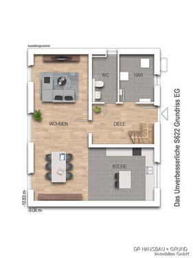 AS622_Prospekt_EG - 5 Zimmer Einfamilienhaus in Twedt