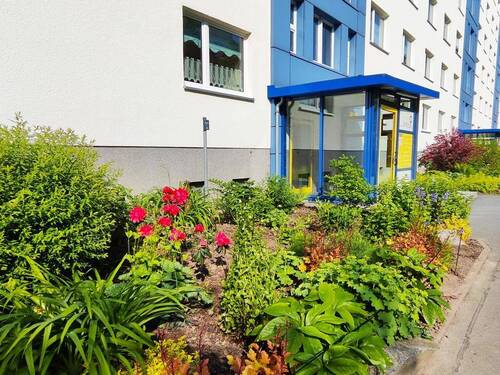 Hauseingang - Etagenwohnung mit 54,30 m&sup2; in Chemnitz zur Miete