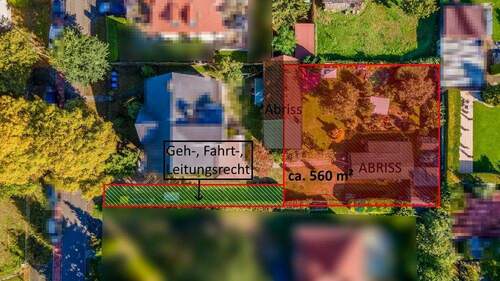 Luftbild mit Beschreibungen - Grundstück zum Kaufen in Falkensee