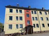 Hausansicht mit Lage WE - 3 Zimmer Etagenwohnung zur Miete in Wolkenstein