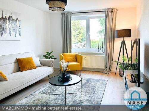 Wohnzimmer - Etagenwohnung mit 59,00 m² in Görlitz zur Miete