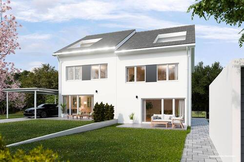 Ansicht - 7 Zimmer Doppelhaushälfte in Backnang