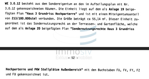 Wohnung Hochparterre - 