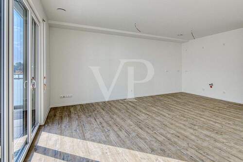 Wohnraum mit Küchenbereich - 2 Zimmer Etagenwohnung in Niederzier