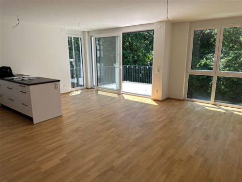 Wohn-Esszimmer (Muster) - 3 Zimmer Etagenwohnung zur Miete in Böblingen