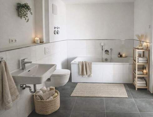 Badezimmer (KI-Staging) - 